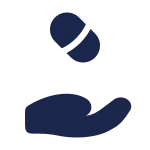 Hand Pills SVG Icon
